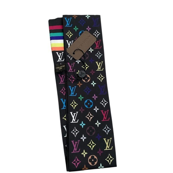 Multicolor Monogram Scarf - Picture 2 of 6